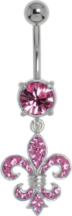 Immagine prodotto Bijouteria Piercing ventre (Acciaio chirurgico 316L, Vetro (di orologio), Ottone rodiato in ottone rodiato)