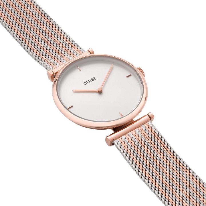 Image du produit Cluse Triomphe Mesh Rosé (Montre analogique, 33 mm)