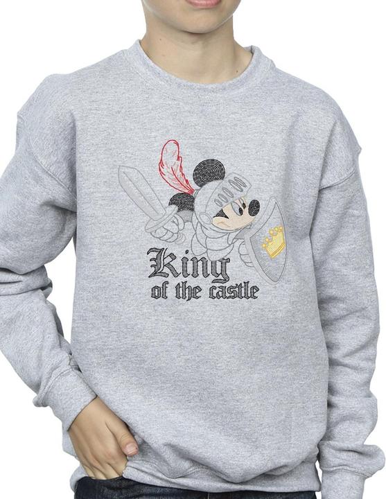Actual product image Disney Boys Mickey Mouse King Of The Castle Sweatshirt (128)