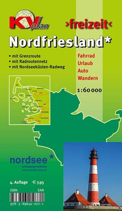 Immagine prodotto Frisia settentrionale con Sylt, Amrum, Föhr e Halligen 1 : 60 000