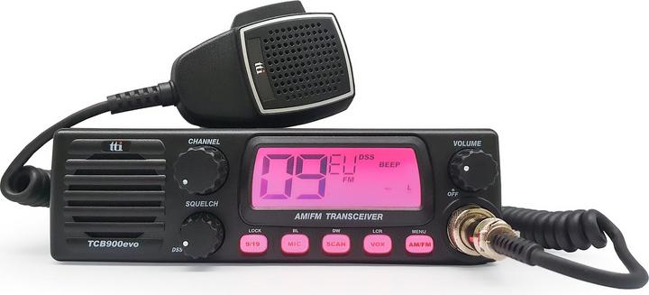 Actual product image Aim TTi TCB 900evo - CB radio - 12/24 Volt - AM/FM -