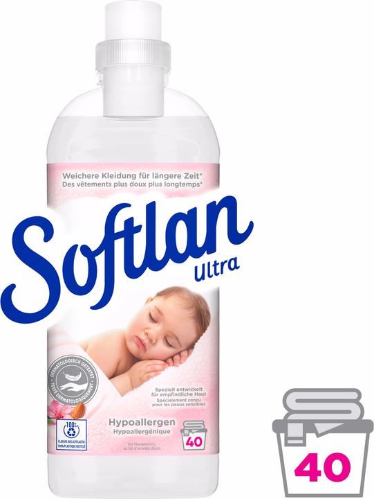 Softlan Ultra Hypoallergénique (36 Cycles de lavage, Liquide)