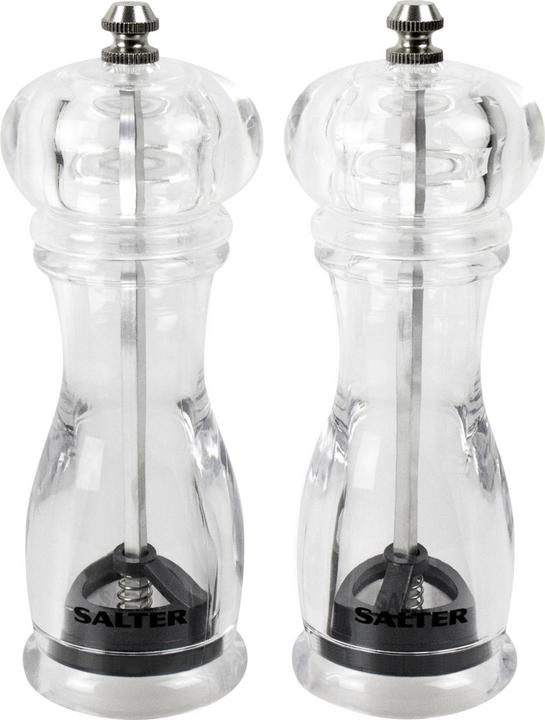 Actual product image Salter 7606 CLXR Modern Salt and Pepper Mills (Pepper, Salt)