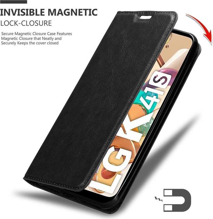 Produktbild Cadorabo Book Invisible Magnet Cover (LG KQ51)
