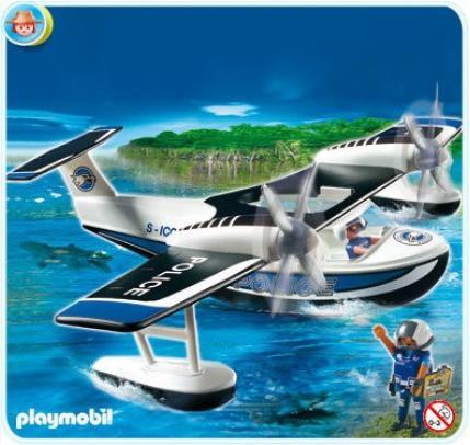 Produktbild Playmobil Police Seaplane (4445, Playmobil City Action)