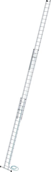 Produktbild Munk Sprossen-Seilzugleiter 3-teilig mit Standard-Traverse 3x18 Sprossen (Gerüst, 1250 cm)
