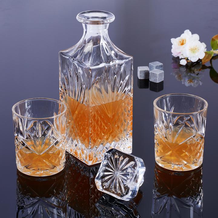 Produktbild Relaxdays 5-tlg. Whisky-Set (3.10 dl, 1 x, Whiskygläser)