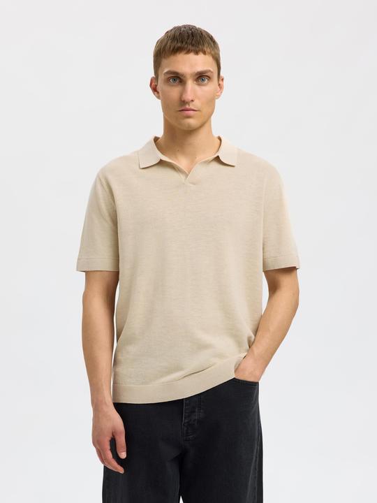 Actual product image Selected Homme Slhmattis Ss Knit Sun Open Polo Noos (S)