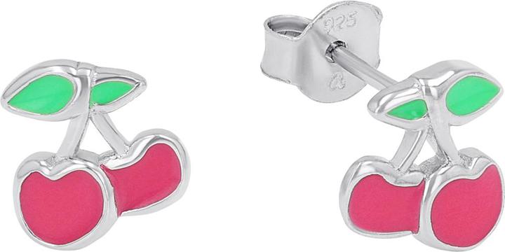 Prinzessin Lillifee Ohrschmuck für Mädchen, 925 Sterling Silber | Kirsche (Silber 925)