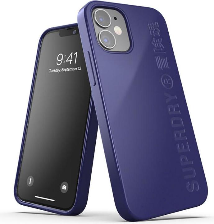 Actual product image Superdry Snap iPhone 12 mini Compostable dark blue (Apple iPhone 12 mini)