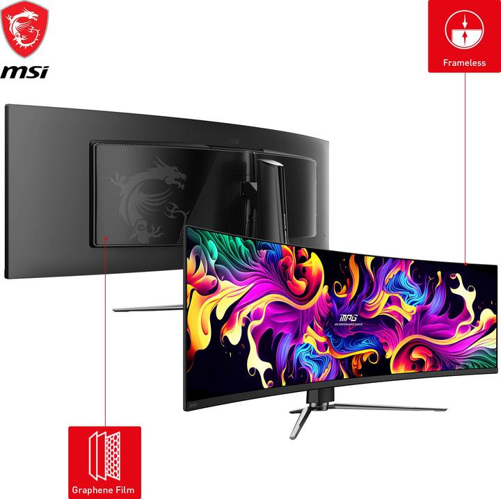 Produktbild MSI MPG 491CQPDE QD-OLED (5120 x 1440 Pixel, 49")