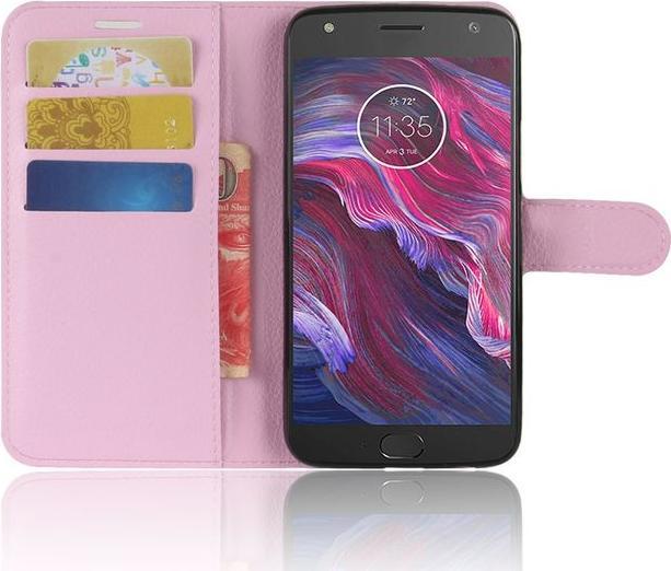 Actual product image MU Classic Classic leather case with litchite texture (Motorola Moto X4)