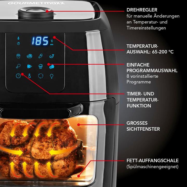 Image du produit Gourmetmaxx Friteuse à air chaud