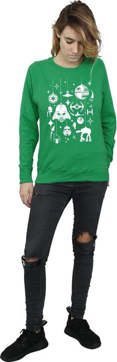 Immagine prodotto Star Wars Christmas Decorations Felpa Donna (XL)