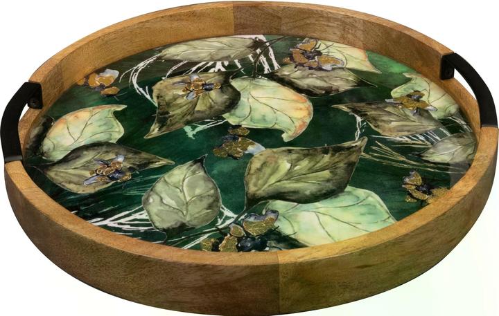 Chalet Piatto decorativo Bee Ø 35, verde