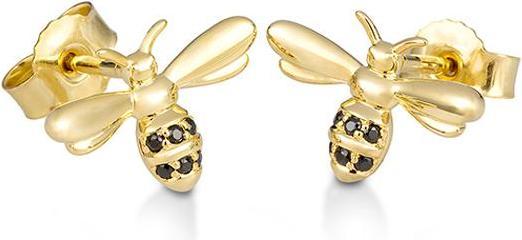 Produktbild Breuning OHRSCHMUCK - BRILLANT 0,066 Ct. schwarz (750/18 K Gold)
