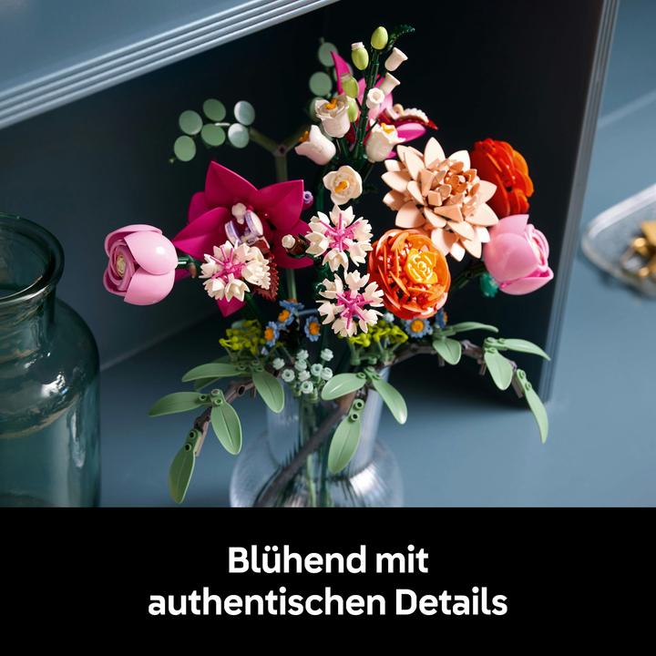 Produktbild LEGO Schöner Rosafarbener Blumenstrauss (10342, LEGO Botanical, LEGO Icons)