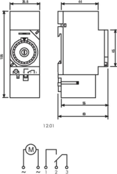 Produktbild Finder Zeitschaltuhr für Hutschiene B