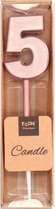 Folat Candela numero 5 oro rosa (1 pz.)