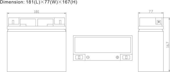 Actual product image Siga S20-12 (12 V, 20 Ah)