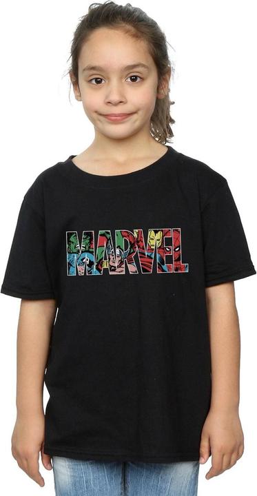 Immagine prodotto Maglietta con logo in cotone delle ragazze Infill (152, 158)