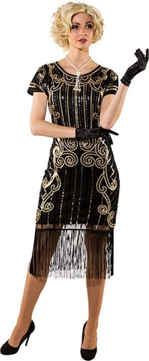Image du produit Orlob Robe à paillettes pour femme, années 20 (S/M)