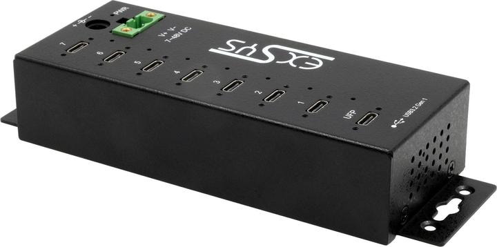 Exsys Managed USB 3.2 Gen 1 Hub 7-Port (USB-C, 7 Ports)