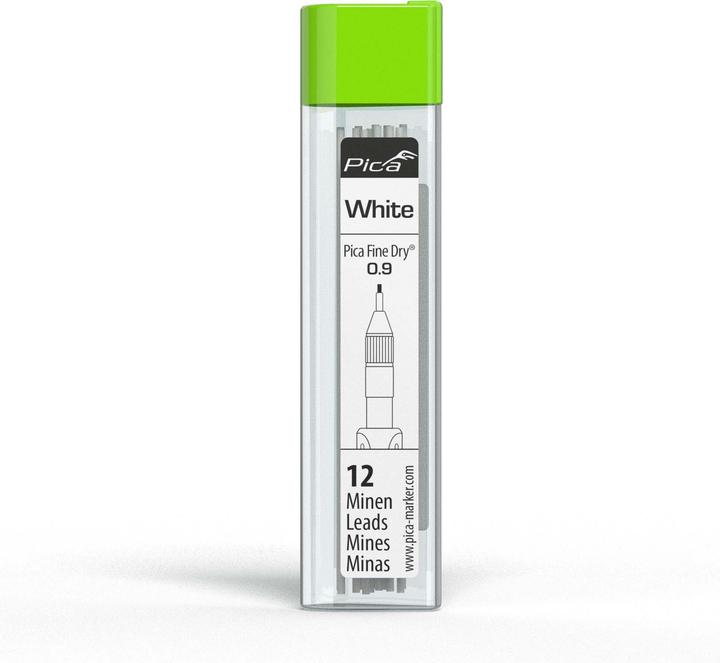 Actual product image Pica Fine-Dry refill set white (Refill, White, 0.90 mm)