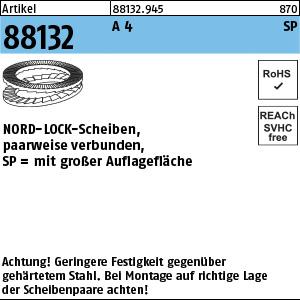 Energie-Label Nord-Lock Scheiben 1.4404 NL20spss