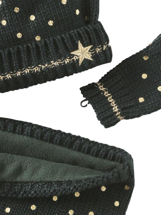 Produktbild Vertbaudet Mädchen Weihnachts-Geschenkset: Mütze, Rundschal & Fingerhandschuhe