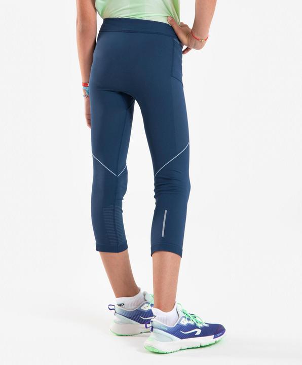 Actual product image Kiprun Lauftights 7/8 Kinder - Comfort 500 marineblau (10, 11, 12)