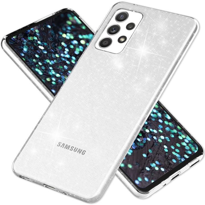 Produktbild Nalia Klare Glitzer Silikon Hülle (Samsung Galaxy A53)