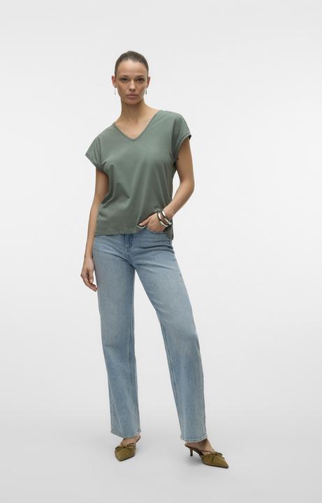 Image du produit Vero Moda Vmluna Ss V-Neck Tee Jrs Noos (S)