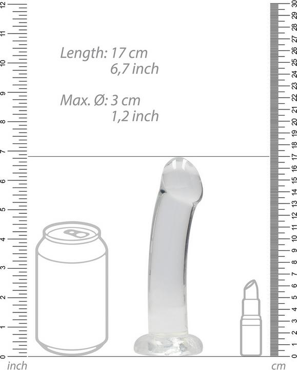 Produktbild RealRock Non Realistic Dildo With Suction Cup 6,7" / 17cm