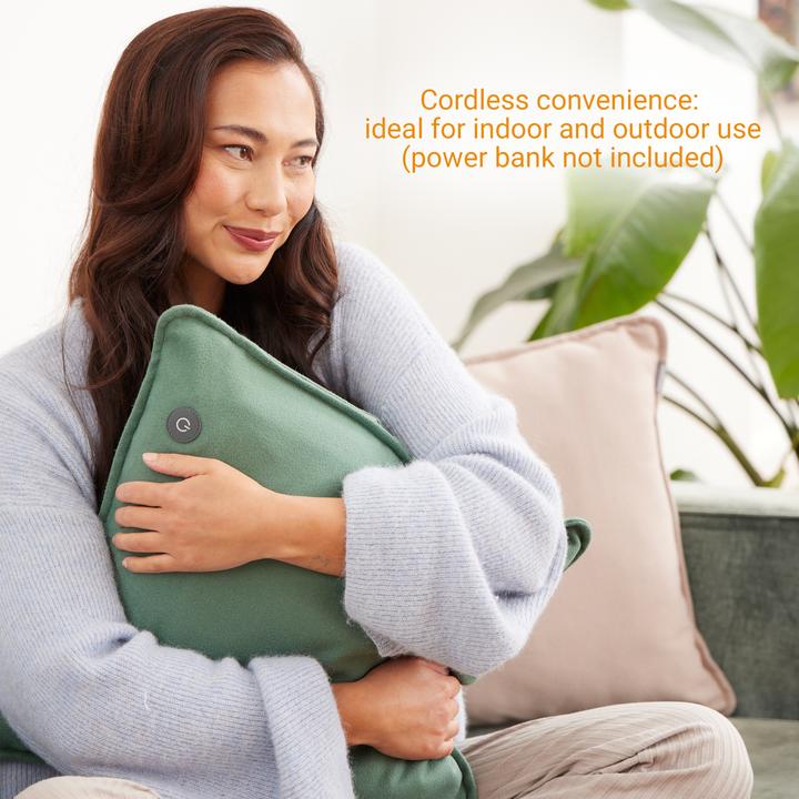 Actual product image Medisana HC 250 Interior Cushion Line green (40 x 40 x 18 cm)