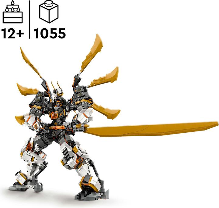 Actual product image LEGO 71821 Cole's titanium dragon mech (71821, LEGO Ninjago)
