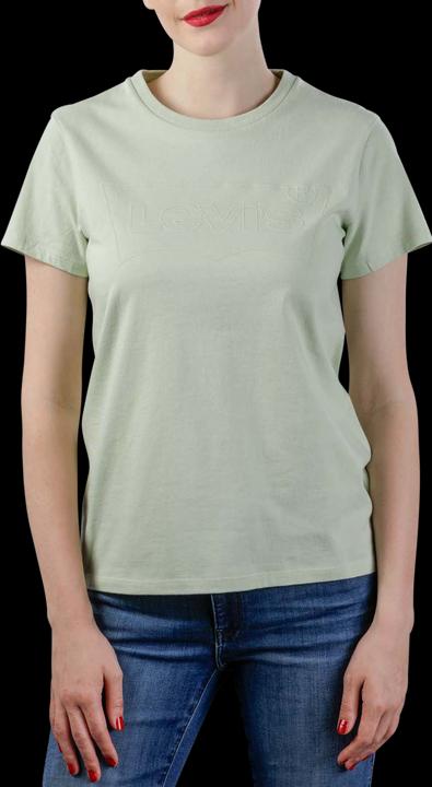 Levis Logo Perfect Tee Shirt batwing outline bok choy (M)