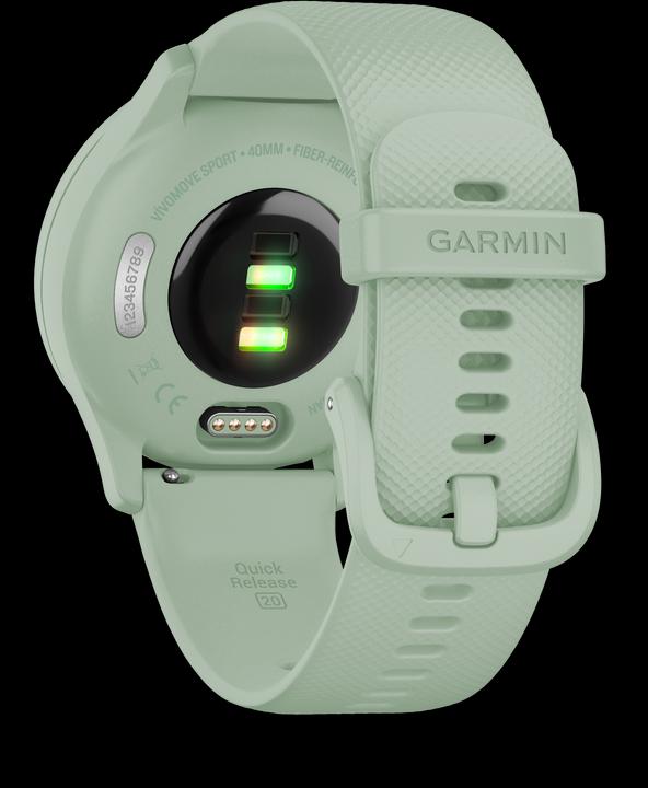 Produktbild Garmin vivomove Sport, WW, Cool Mint, Silikon (40 mm)