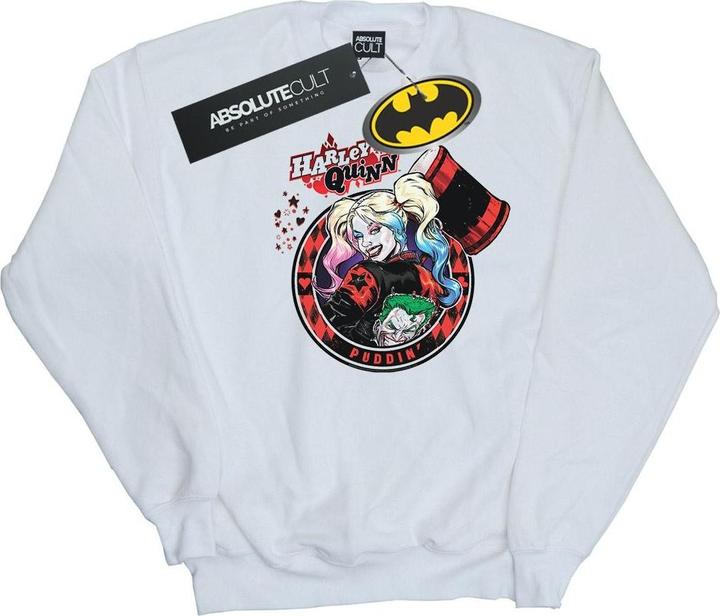 Produktbild Harley Quinn Joker Patch Sweatshirt Mädchen (152, 158)