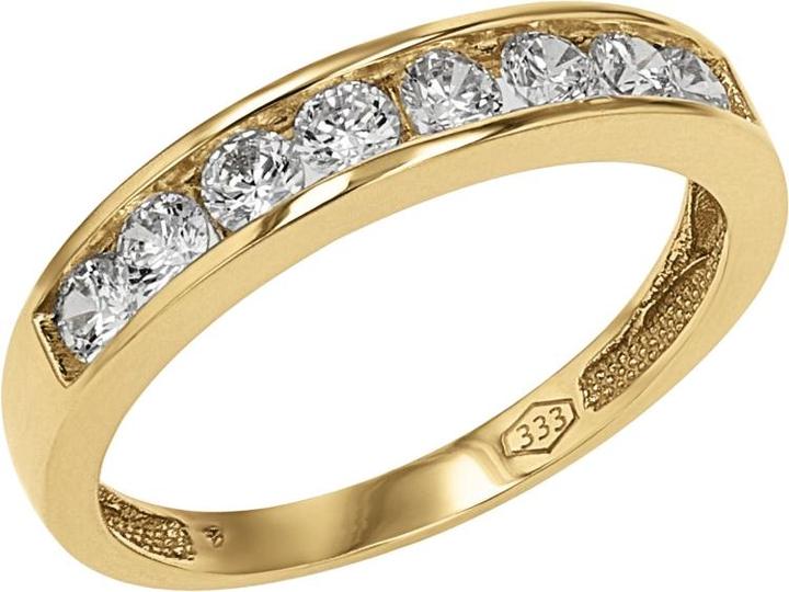 Immagine prodotto Amor Ringe für Damen, Gold 333, Zirkonia synth. (52, 333/8 K)