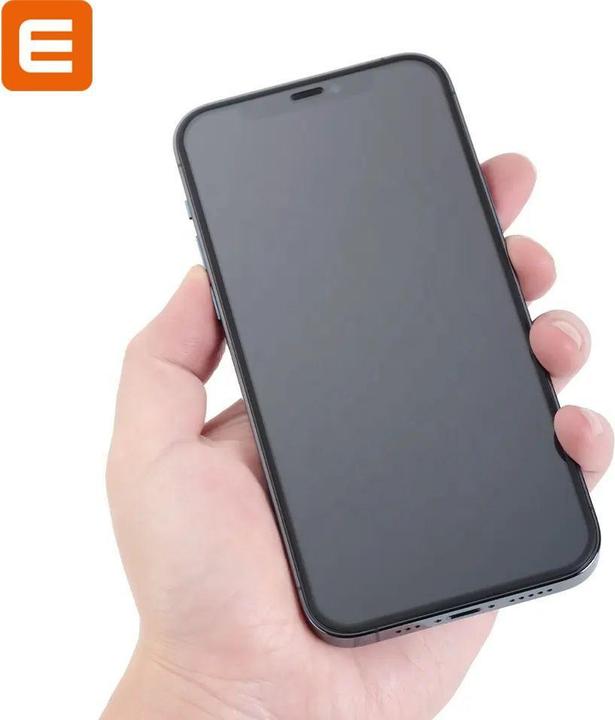 Produktbild Evelatus Apple iPhone 12/12 Pro 3D Rubber Anti-Broken Glass (1 Stück, Realme 12 Pro+, Apple iPhone 12)