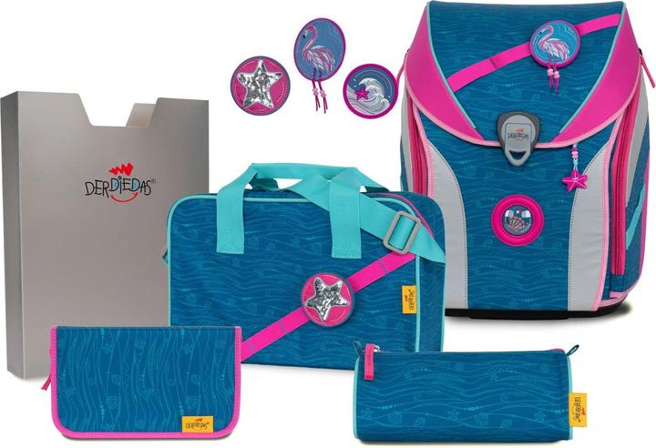 Actual product image Derdiedas ErgoFlex Max School Backpack Set Caribbean (22 l)