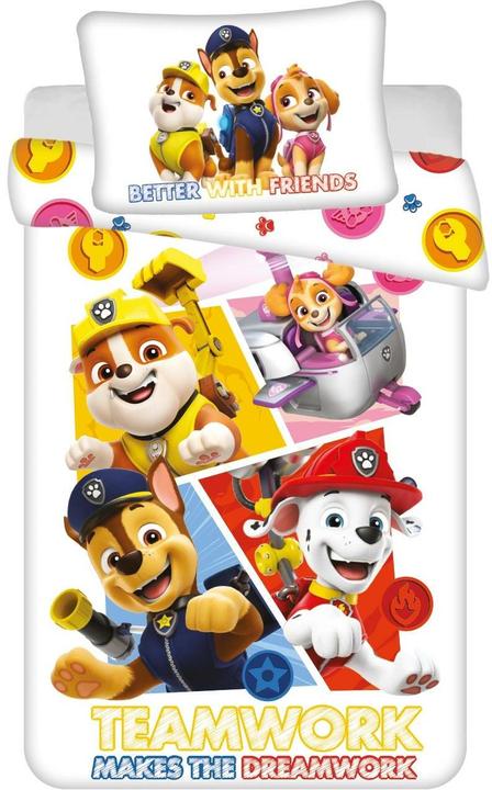 Jerry Kinderbettwäsche Paw Patrol PP498 100 x 135 cm + 40 x 60 cm
