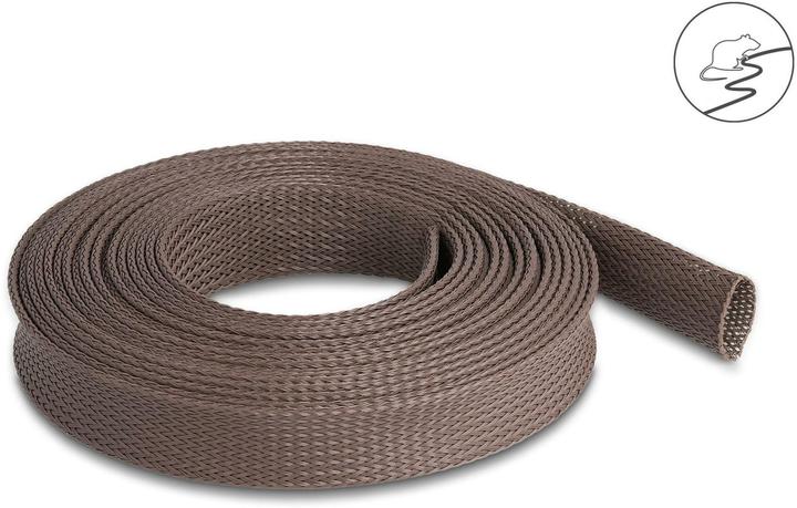 Actual product image Delock Braided hose rodent proof, 5 m x 25 mm Brown (Cable conduit, 500 cm)