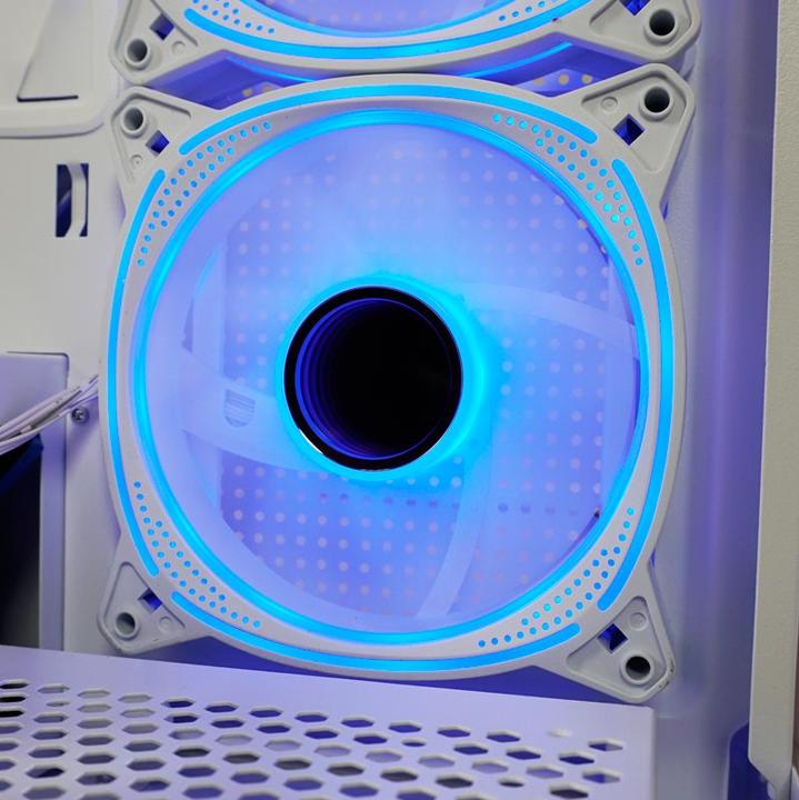 Actual product image LC-Power Case Gaming LC-715W-ON Seamless Pale X (Mini-ITX, ATX)