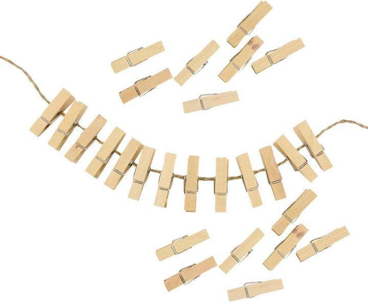 Actual product image JTI 100x Small wooden clothes pegs