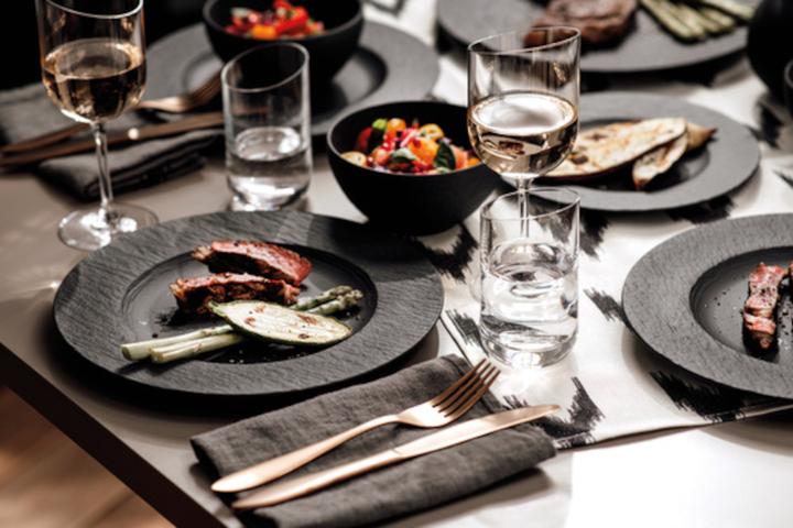 Produktbild Villeroy & Boch Teller-Set Manufacture Rock (4 Stück)