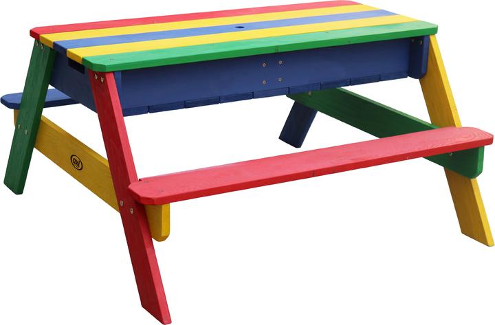Immagine prodotto Axi Nick Sand & Water Picnic Table Rainbow - Parasol Rainbow