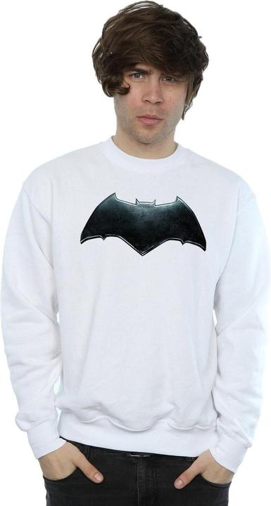 Actual product image Mens Justice League Movie Batman Emblem Sweatshirt (XL)