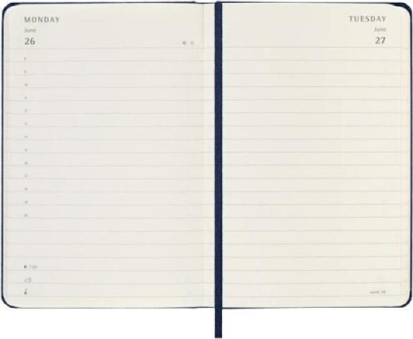 Produktbild Moleskine Tageskalender (A6, Pocket, Englisch)